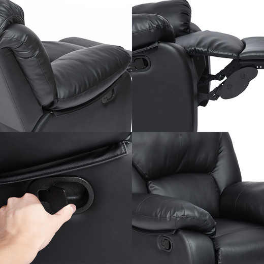 Berger Vallenar Reclinable Negro