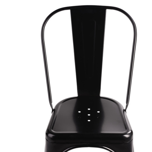 Silla de Bar Metal Tolix Negro