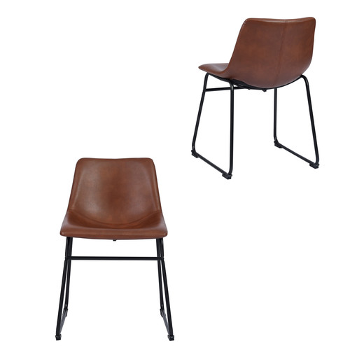 Pack 2 Sillas de Comedor Burgos Café