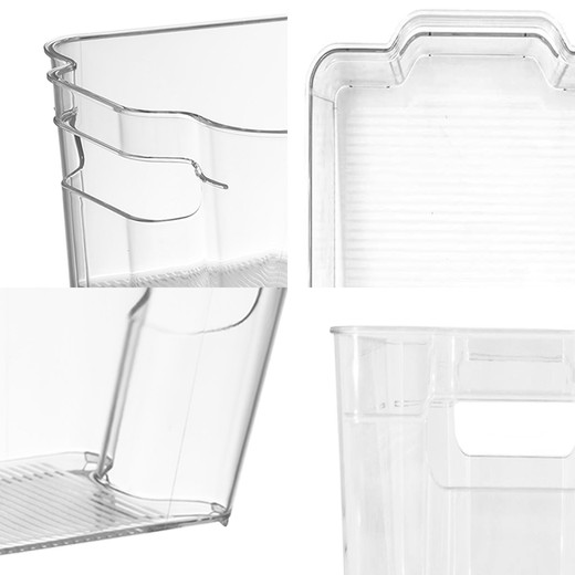 Contenedor Organizador Refrigerador M Clear