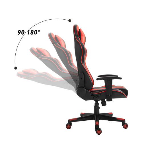 Silla Gamer Racing League Reclinable 180° Rojo