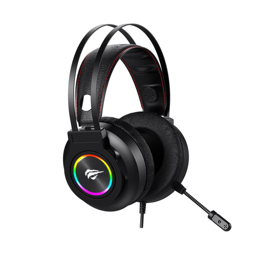 Audífonos Gamer RGB H654 con Micrófono Negro