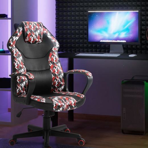 Silla Gamer Legend Pro Altura Ajustable Rojo