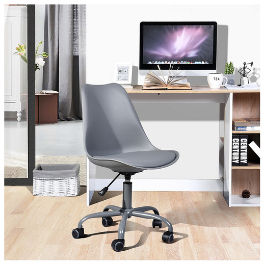 Silla de escritorio PP Giratoria - Gris