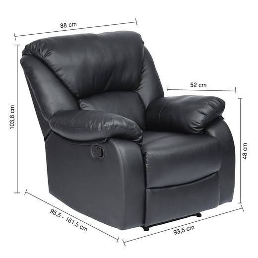 Berger Vallenar Reclinable Negro