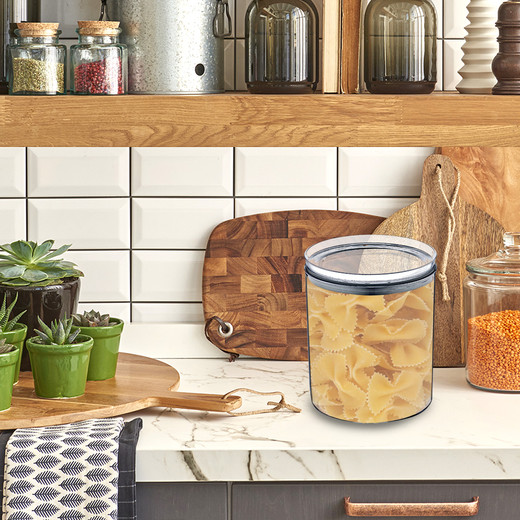 Canister Contenedor Hermético 0,85 Lt Crystal Round