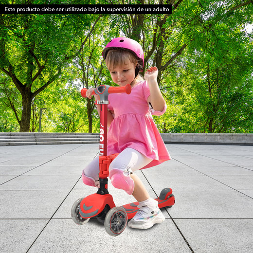 Scooter Infantil 2 en 1 GOFUN Rojo