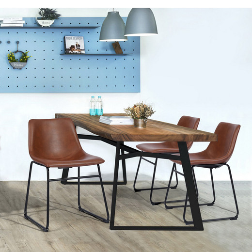 Pack 2 Sillas de Comedor Burgos Café