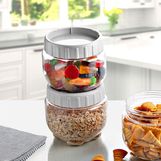Frasco Canister Alimentos 550 Ml Blanco