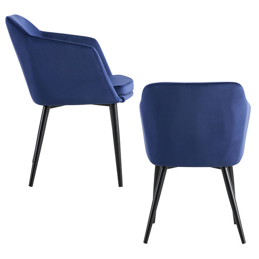 Pack 2 Sillas de Comedor Bogotá Azul
