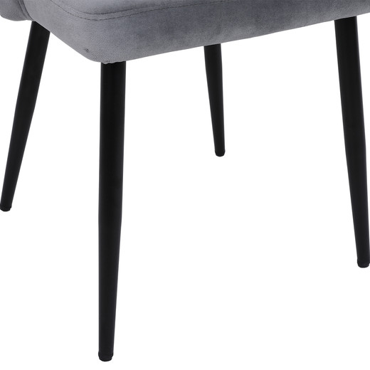 Pack 2 Silla Comedor Giorgio Gris
