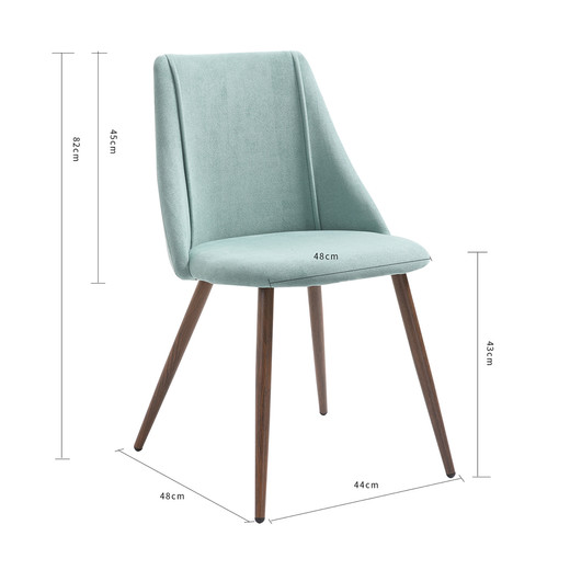 Pack 2 Sillas de Comedor Milan II Verde