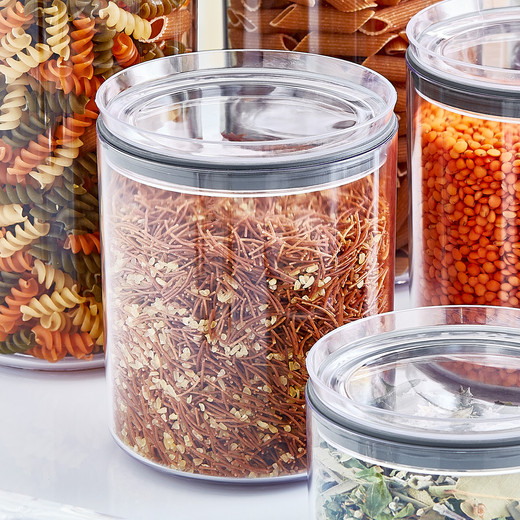 Canister Contenedor Hermético 0,85 Lt Crystal Round