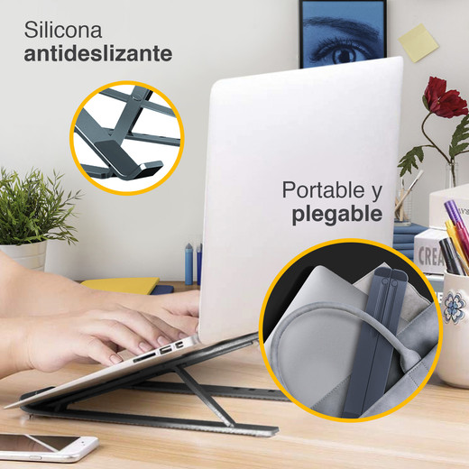 Soporte para Notebook Plegable Altura Ajustable