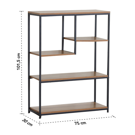 Estante multinivel Industrial 100x75x30 cm