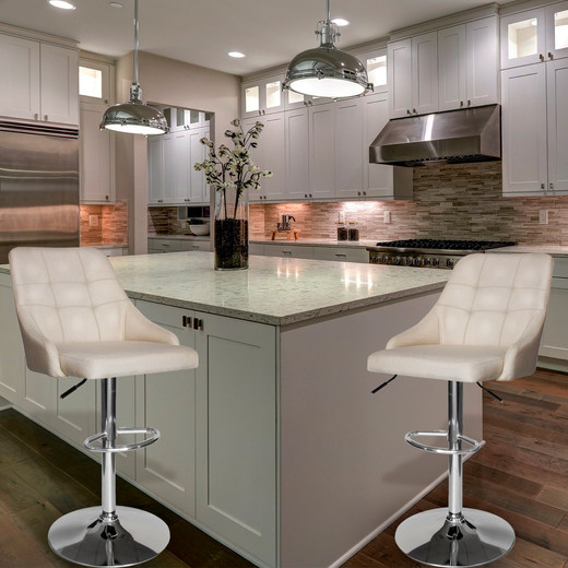 Pack 2 Pisos Bar Taburete Orion Beige