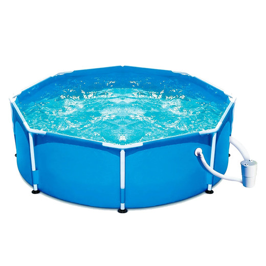 Piscina con Filtro y Estructura de Acero 6.125Lts 76cmx360cm