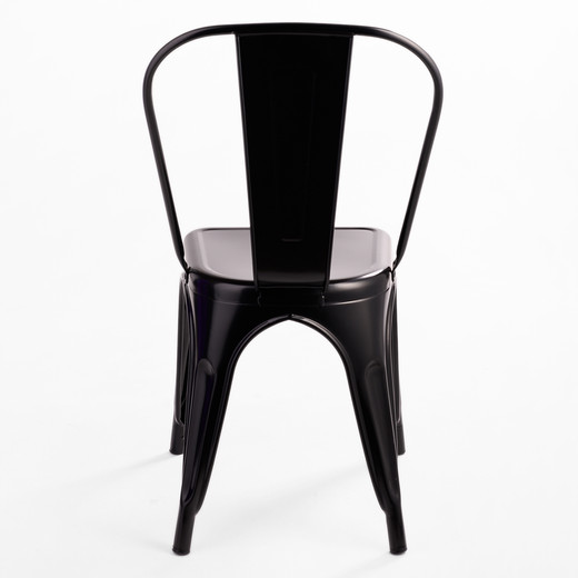 Silla de Bar Metal Tolix Negro
