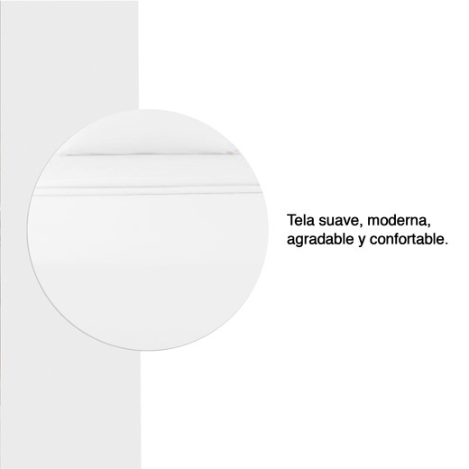 Juego de Sábanas Microfibra Monaco King Blanco