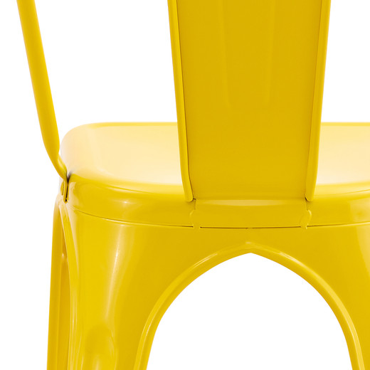 Silla Metal Tolix Amarillo