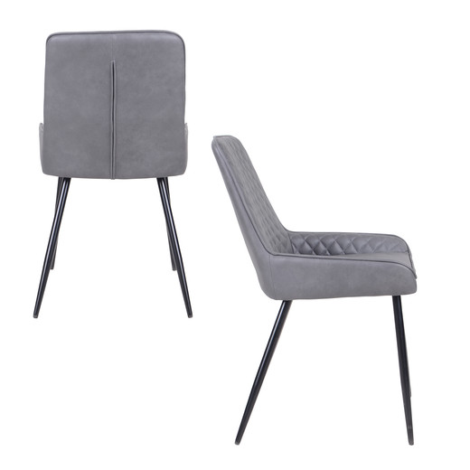 Pack 2 Sillas de Comedor Greta Gris