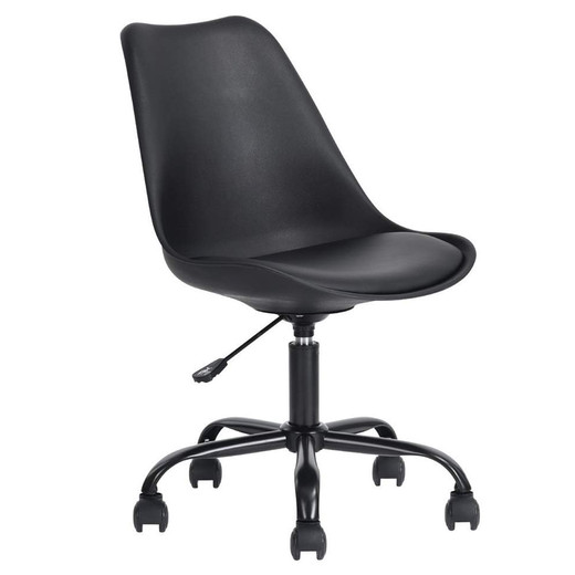 Silla de escritorio PP Giratoria - Negro