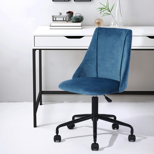 Silla de Oficina Altura Ajustable Palermo Azul