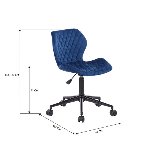 Silla de Escritorio Alteza Azul