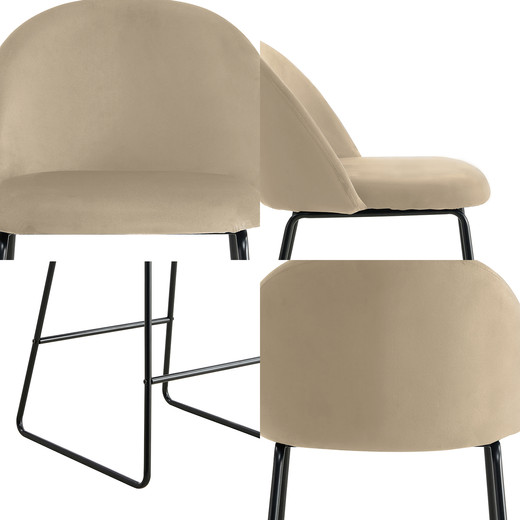 Pack 2 Pisos de Bar Natal Beige