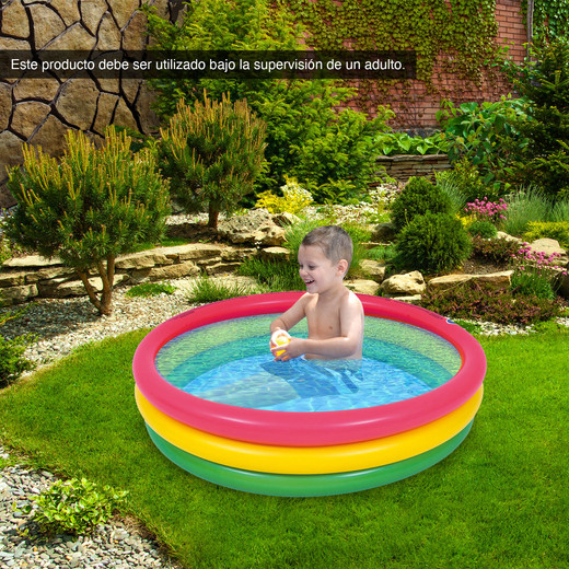 Piscina Infantil Redonda 95 L 22x100 cm Multicolor