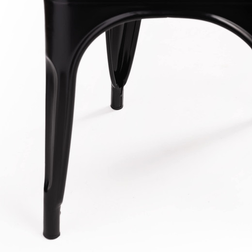 Silla de Bar Metal Tolix Negro