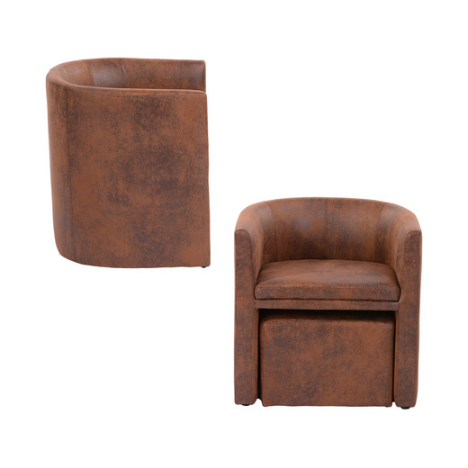 Poltrona Sitial Block Café