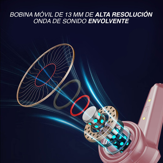 Earbuds Reisen R1 TWS Rosado