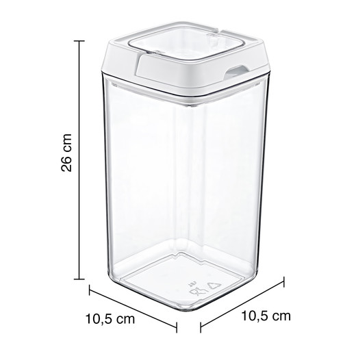 Canister Contenedor Hermético 2Lt Lock Crystal