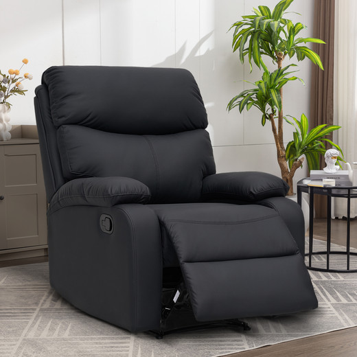 Berger Reclinable Milan Pu Negro