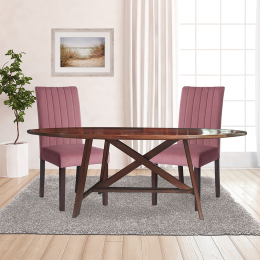 Pack 2 Sillas de Comedor Julieta Rosado