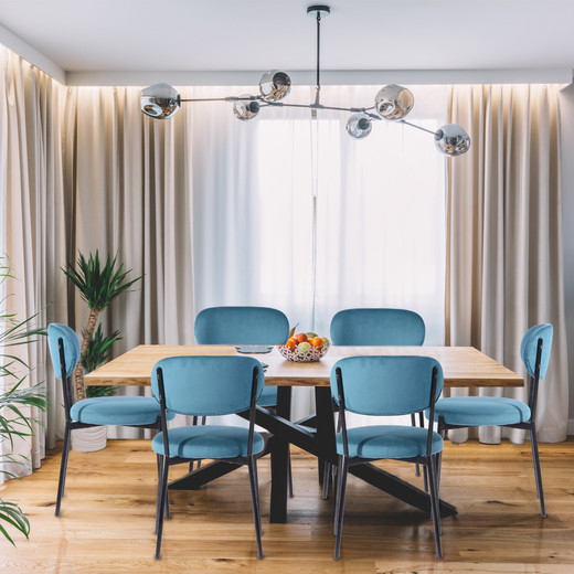 Pack 2 Sillas de Comedor Blues Azul
