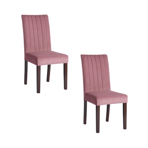 Pack 2 Sillas de Comedor Julieta Rosado