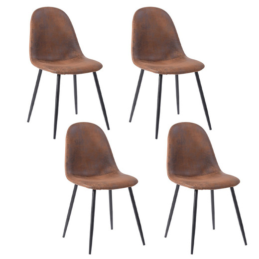 Pack 4 Sillas Comedor Charlton Vintage PU