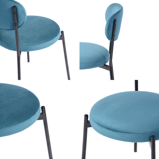 Pack 2 Sillas de Comedor Blues Azul