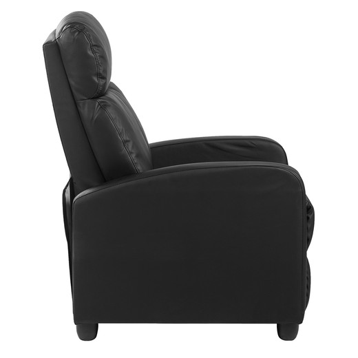 Berger Reclinable de PU Negro