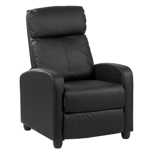 Berger Reclinable de PU Negro