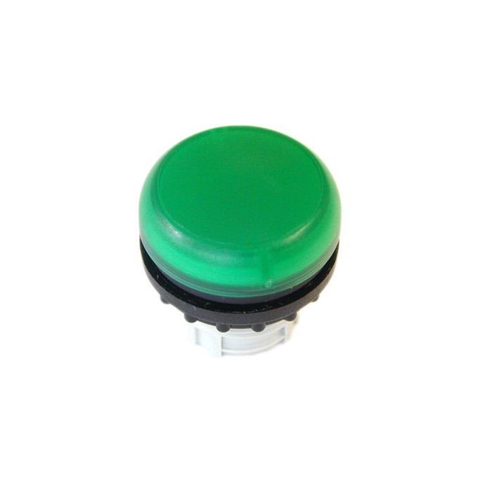 Lámpara piloto rasante, casquete verde - Lámpara piloto rasante, casquete verde