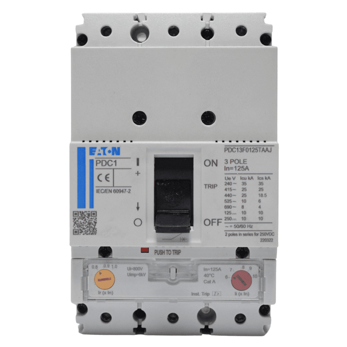 Interruptor Caja Moldeada 3X50A 50KA 415V REG.40-50A - Interruptor Caja Moldeada 3X50A 50KA 415V REG.40-50A
