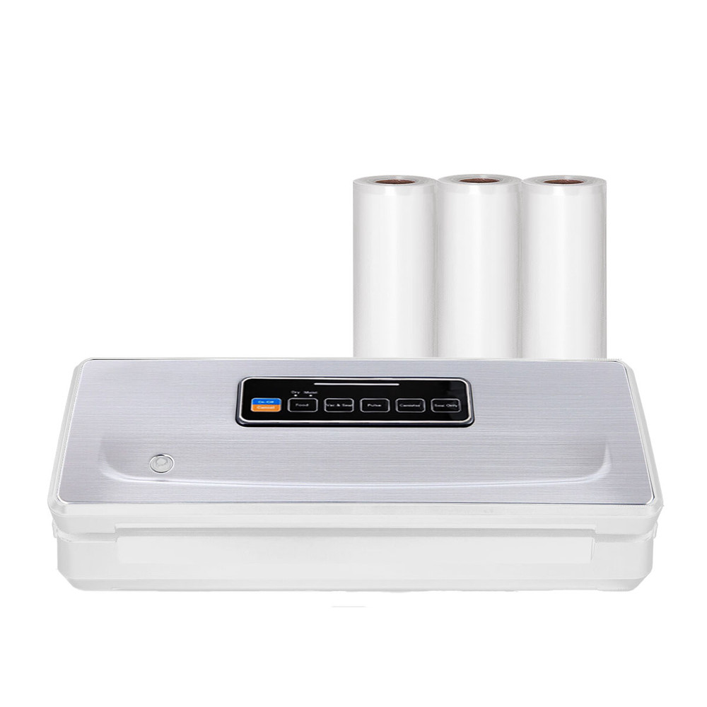 Selladora al vacío inalámbrica FreshPack SV200 + 3 rollos 22 cm