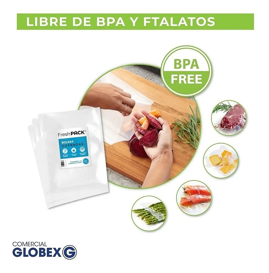 Pack 100 bolsas vacío gofradas 25x35 cms. - 80 micras