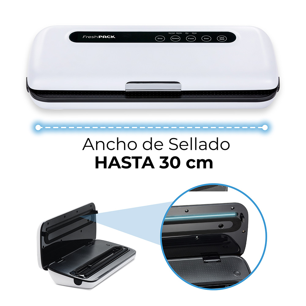 Pack Selladora al vacio FreshPack SV100 + 3 rollos 22cms.