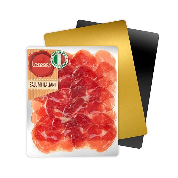 Pack 500 bandejas aluminizadas metal free 26x33 cms. (Oro-Plata)