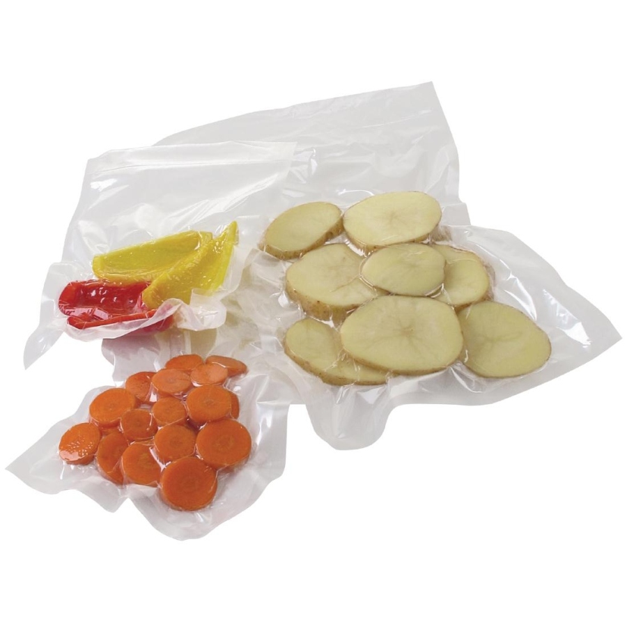 Pack 100 bolsas vacío lisas cook and chill 17x21 - 70 micras