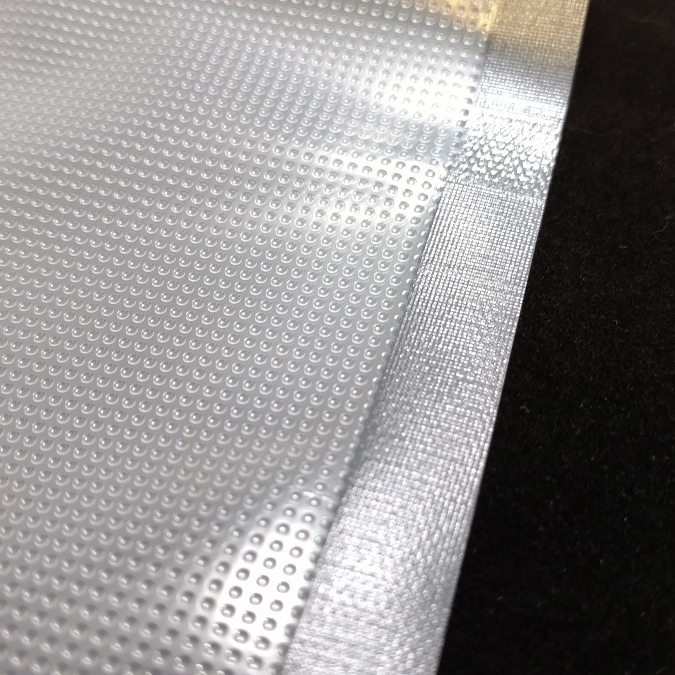 Pack 100 bolsas vacío gofradas 30x30 - 80 micras